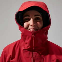 Berghaus MTN Seeker GTX Jacken für Damen - Dunkelrot/Rot-Damen Wasserdicht