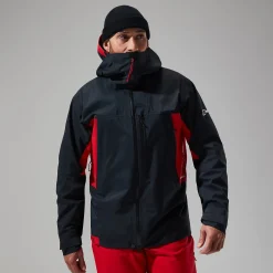 Berghaus MTN Seeker GTX Jacken für Herren - Schwarz/Rot-Herren Wasserdicht