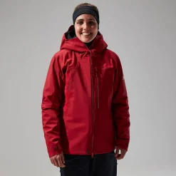 Berghaus MTN Seeker GTX Jacken für Damen - Dunkelrot/Rot-Damen Wasserdicht