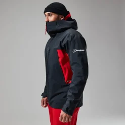 Berghaus MTN Seeker GTX Jacken für Herren - Schwarz/Rot-Herren Wasserdicht