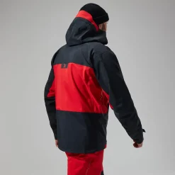 Berghaus MTN Seeker GTX Jacken für Herren - Schwarz/Rot-Herren Wasserdicht