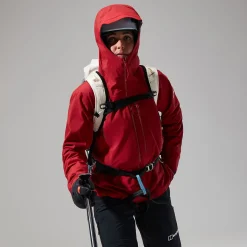 Berghaus MTN Seeker GTX Jacken für Damen - Dunkelrot/Rot-Damen Wasserdicht