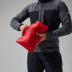 Berghaus MTN Seeker MW Daunen Hoodie für Herren - Rot/Schwarz-Herren Hoodies Und Sweatshirts | Isolierend