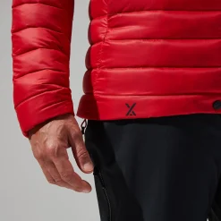 Berghaus MTN Seeker MW Daunen Hoodie für Herren - Rot/Schwarz-Herren Hoodies Und Sweatshirts | Isolierend