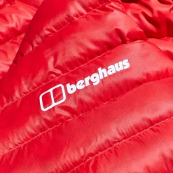 Berghaus MTN Seeker MW Daunen Hoodie für Herren - Rot/Schwarz-Herren Hoodies Und Sweatshirts | Isolierend