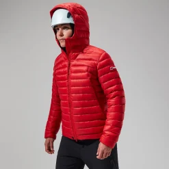 Berghaus MTN Seeker MW Daunen Hoodie für Damen - Rot-Damen Hoodies Und Sweatshirts