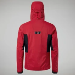 Berghaus MTN Seeker MW Synthetischer Hoodie für Herren - Dunkelrot/Schwarz-Herren Hoodies Und Sweatshirts