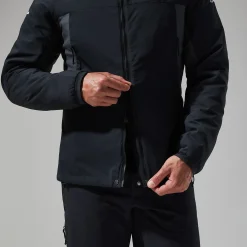 Berghaus MTN Seeker MW Synthetischer Hoodie für Herren - Schwarz/Grau-Herren Hoodies Und Sweatshirts
