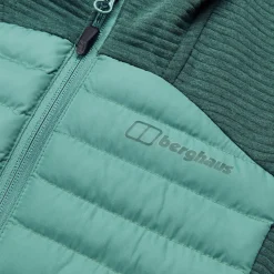 Berghaus Nula Hybrid Jacke für Damen - Grün-Damen Lightweight