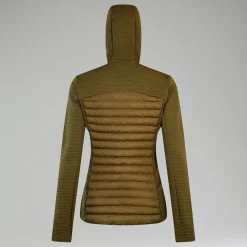Berghaus Nula Hybrid Jacke für Damen - Grün-Damen Isolierend
