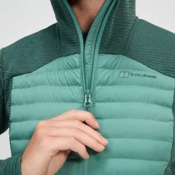 Berghaus Nula Hybrid Jacke für Damen - Grün-Damen Lightweight