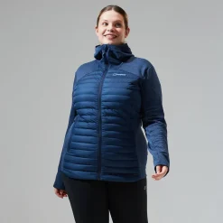 Berghaus Nula Hybrid Jacken für Damen - Dunkelblau-Damen Isolierend