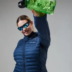 Berghaus Nula Hybrid Jacken für Damen - Dunkelblau-Damen Isolierend