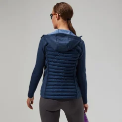 Berghaus Nula Hybrid Jacken für Damen - Dunkelblau-Damen Isolierend