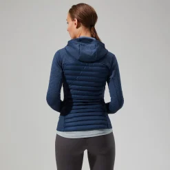 Berghaus Nula Hybrid Jacken für Damen - Dunkelblau-Damen Isolierend