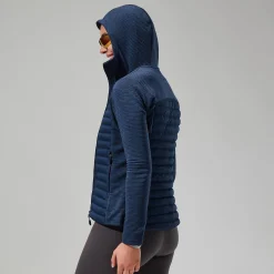 Berghaus Nula Hybrid Jacken für Damen - Dunkelblau-Damen Isolierend