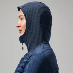 Berghaus Nula Hybrid Jacken für Damen - Dunkelblau-Damen Isolierend