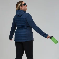 Berghaus Nula Hybrid Jacken für Damen - Dunkelblau-Damen Isolierend