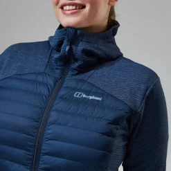 Berghaus Nula Hybrid Jacken für Damen - Dunkelblau-Damen Isolierend