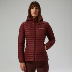 Berghaus Nula Micro Jacket Garnet für Damen - Rot-Damen Isolierend | Lightweight