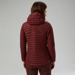 Berghaus Nula Micro Jacket Garnet für Damen - Rot-Damen Isolierend | Lightweight