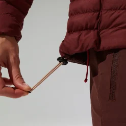 Berghaus Nula Micro Jacket Garnet für Damen - Rot-Damen Isolierend | Lightweight
