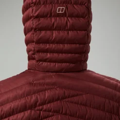 Berghaus Nula Micro Jacket Garnet für Damen - Rot-Damen Isolierend | Lightweight
