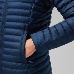 Berghaus Nula Micro Long Jacken für Damen - Dunkelblau-Damen Isolierend | Lightweight