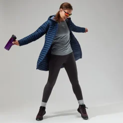 Berghaus Nula Micro Long Jacken für Damen - Dunkelblau-Damen Isolierend | Lightweight