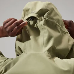 Berghaus Omeara Lange Jacken für Damen - Grün-Damen Wasserdicht