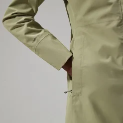 Berghaus Omeara Lange Jacken für Damen - Grün-Damen Wasserdicht