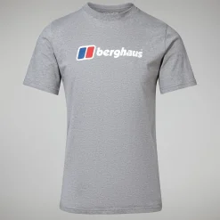 Berghaus Organic Big Classic Logo T-Shirt für Herren - Dunkelgrau-Herren T-shirts