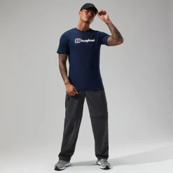 Berghaus Organic Big Classic Logo T-Shirt für Herren - Dunkelblau-Herren T-shirts
