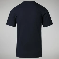 Berghaus Organic Big Classic Logo T-Shirt für Herren - Schwarz-Herren T-shirts