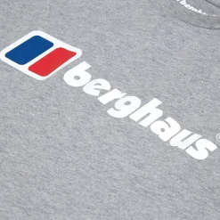 Berghaus Organic Big Classic Logo T-Shirt für Herren - Dunkelgrau-Herren T-shirts