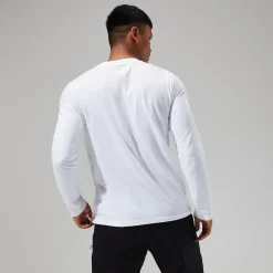 Berghaus Organic Big Logo Long Sleeve T-Shirt für Herren - We-Herren T-shirts