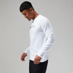 Berghaus Organic Big Logo Long Sleeve T-Shirt für Herren - We-Herren T-shirts