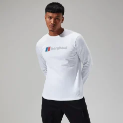 Berghaus Organic Big Logo Long Sleeve T-Shirt für Herren - We-Herren T-shirts