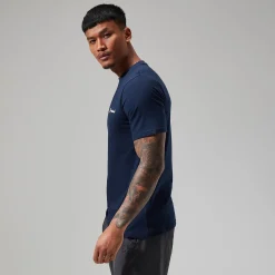 Berghaus Organic Classic Logo T-Shirt für Herren - Dunkelblau-Herren T-shirts
