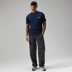 Berghaus Organic Classic Logo T-Shirt für Herren - Dunkelblau-Herren T-shirts