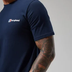 Berghaus Organic Classic Logo T-Shirt für Herren - Dunkelblau-Herren T-shirts