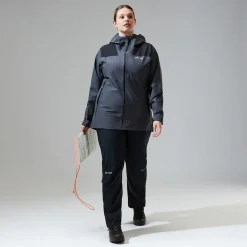Berghaus Paclite Hose für Damen - Schwarz-Damen Überhosen | Lange Hosen