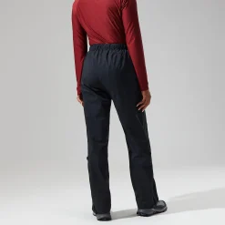 Berghaus Paclite Hose für Damen - Schwarz-Damen Überhosen | Lange Hosen