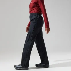 Berghaus Paclite Hose für Damen - Schwarz-Damen Überhosen | Lange Hosen