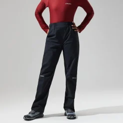 Berghaus Paclite Hose für Damen - Schwarz-Damen Überhosen | Lange Hosen