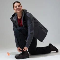 Berghaus Paclite Hose für Damen - Schwarz-Damen Überhosen | Lange Hosen