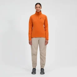 Berghaus Prism 2.0 Micro Half Zip Fleece für Damen - Orange-Damen Fleece