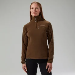 Berghaus Prism 2.0 Micro Half Zip Fleece für Damen - Braun-Damen Fleece