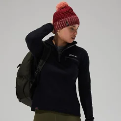 Berghaus Prism 2.0 Micro Half Zip Fleece für Damen - Schwarz-Damen Fleece