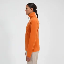 Berghaus Prism 2.0 Micro Half Zip Fleece für Damen - Orange-Damen Fleece
